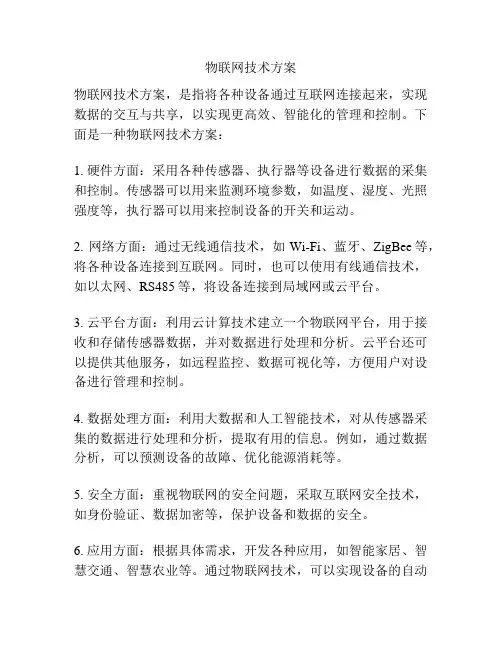 物联网技术方案