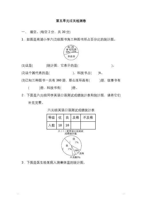 北师大版数学六年级上册第五单元 过关检测卷及答案