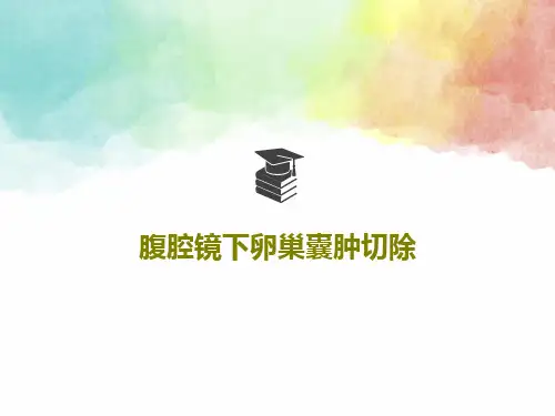 腹腔镜下卵巢囊肿切除50页PPT