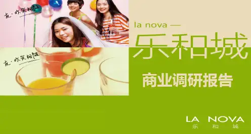 乐活城购物中心项目商业调研报告