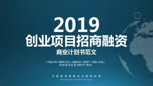 阿里巴巴1688商业计划书PPT