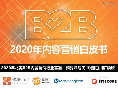 致趣百川：2020年B2B内容营销策略白皮书(中英双版)