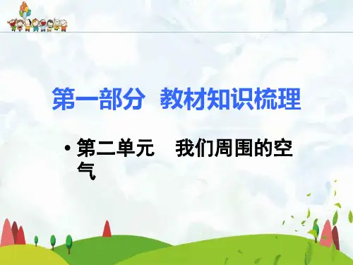 人教版九年级上册化学复习课件2.第二单元  我们周围的空气