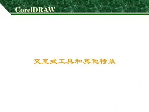 六 交互式工具与其他特效