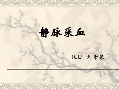 静脉采血技术规范(FJF)
