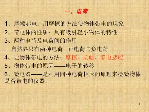 电流和电路课件    九年级物理全一册