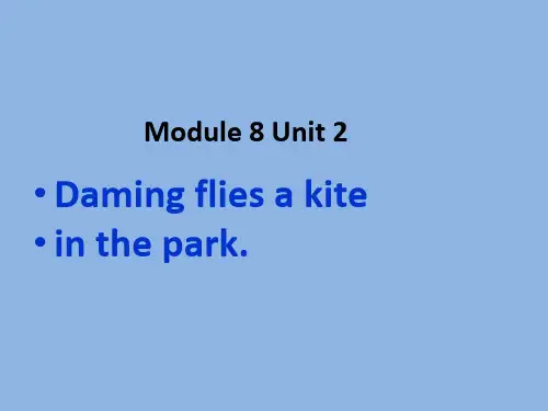 外研版(三起)三下Module 8《Unit 2 Daming flies a kite