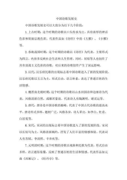 4中国诗歌发展史