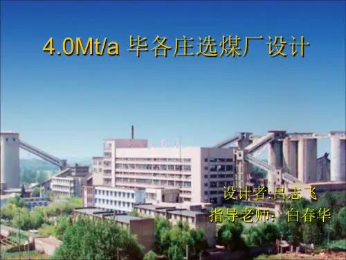 选煤厂设计.ppt