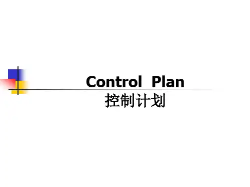 控制计划培训教材精品PPT课件