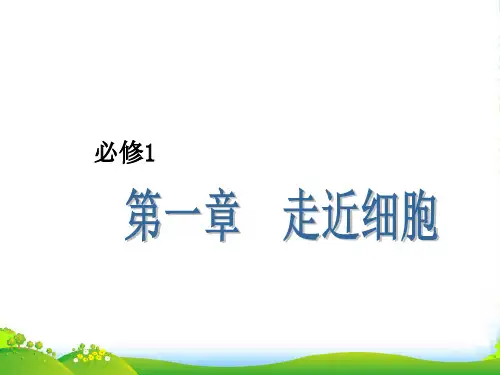 【优化方案】高考生物一轮复习 第一章课件 必修1