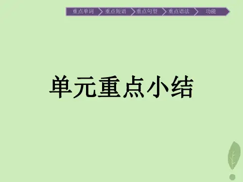 2019_2020学年高中英语Unit3TheMillionPoundBankNote单元重点小结课件新人教版必修3