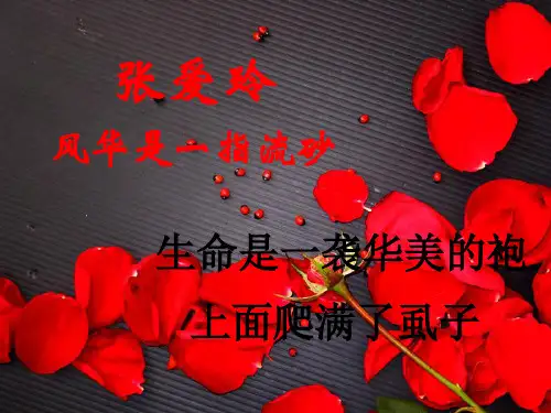 张爱玲ppt课件