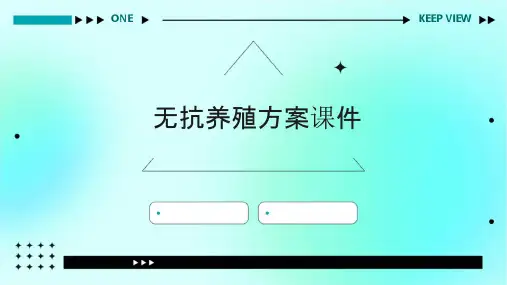 无抗养殖方案课件
