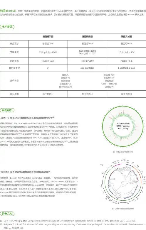 细菌de novo测序