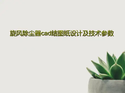 旋风除尘器cad结图纸设计及技术参数23页PPT