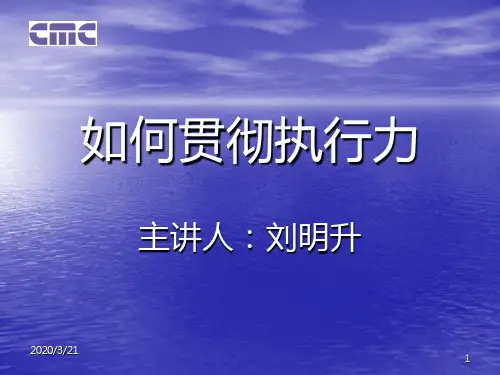讲议(执行力)PPT课件