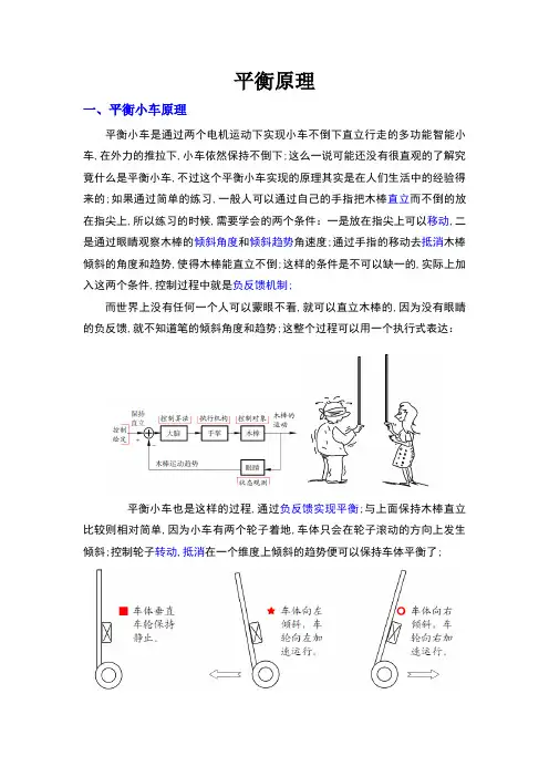 平衡小车平衡原理介绍