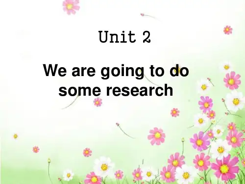 湘少版英语课件5下Unit 2 We are going to do some research 课件