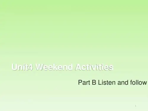 (精编)闽教版(三起点)五年级上学期英语Unit4_Listen_and_followB教学课件