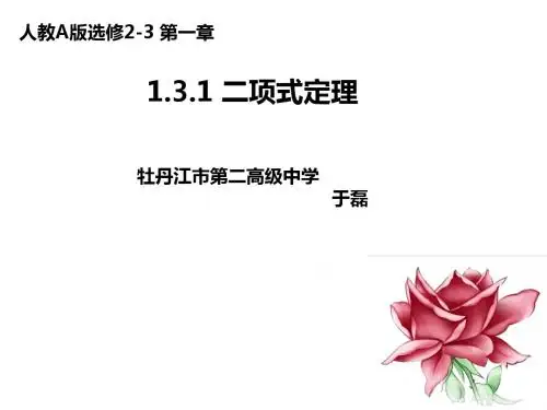 二项式定理课件