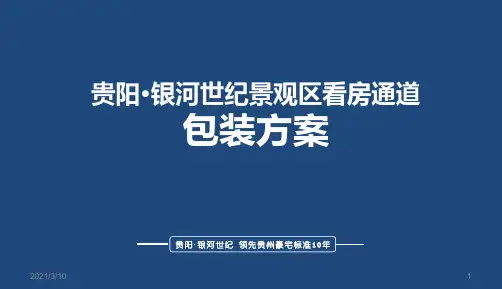 房地产看房通道包装方案