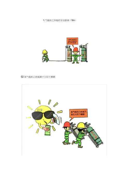 安全生产漫画图解100个违章