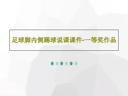 足球脚内侧踢球说课课件-一等奖作品共23页