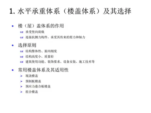 建筑结构体系分析PPT(36张)