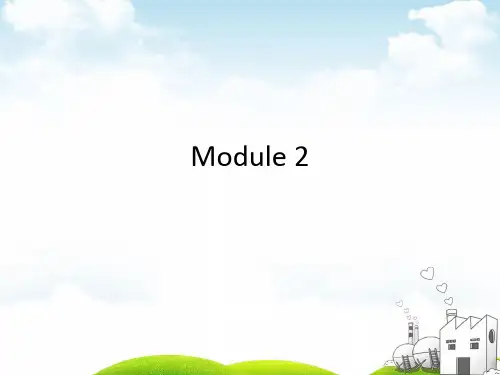 六年级下册英语PPT-Module 2复习 外研版ppt下载