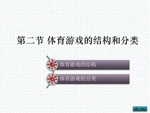 体育游戏的结构和分类