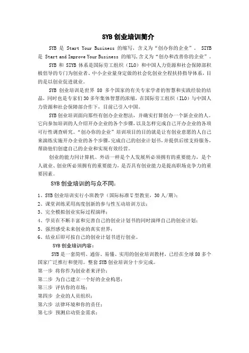 SYB简介