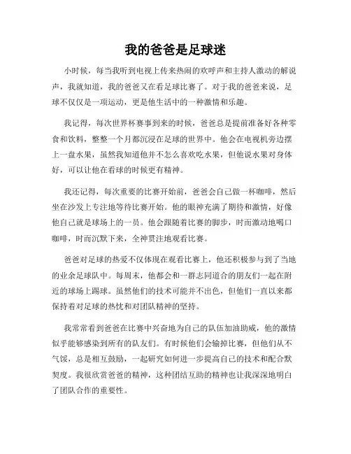 我的爸爸是足球迷