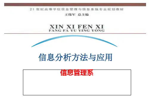 【信息分析方法与应用】 1 信息分析概论