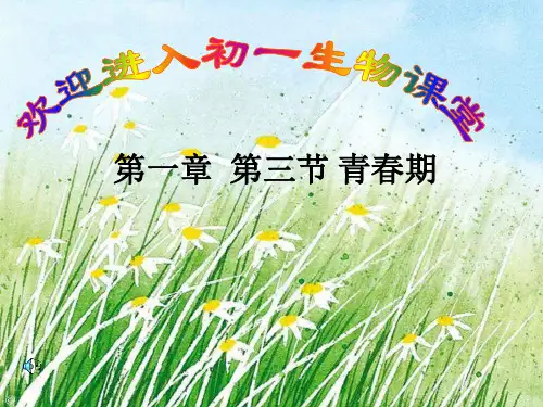 《青春期教育》PPT课件