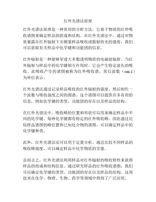 红外光谱法原理