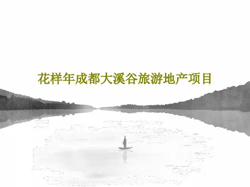 花样年成都大溪谷旅游地产项目82页PPT