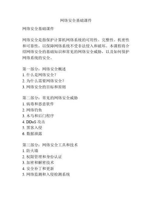 网络安全基础课件