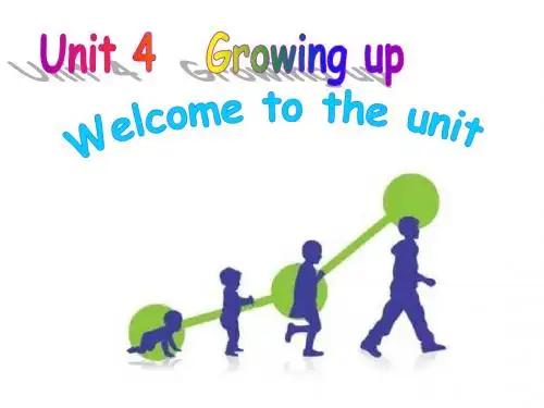 牛津译林版九年级英语上册《nit 4 Growing up  Welcome to the unit》公开课课件_24