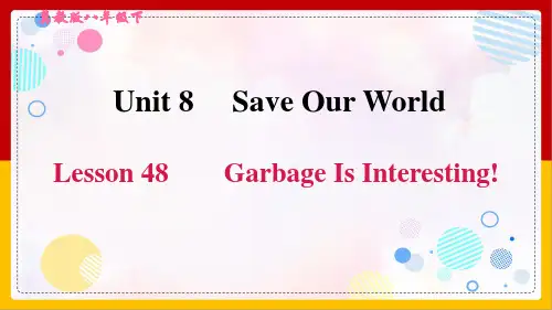 冀教版初中英语八年级下册《Unit 8 Lesson 48》课件