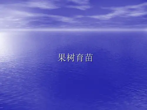 果树育苗技术