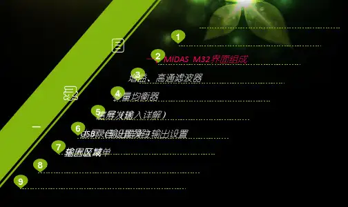 MIDAS M 调音台培训教程