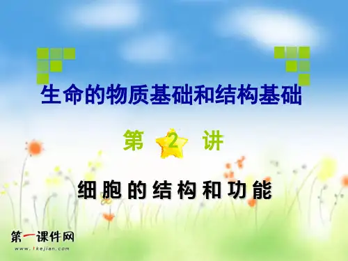 高考生物第一轮总复习-细胞的结构和功能PPT优质课件