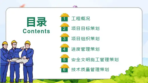 建筑工程项目策划汇报宣传含内容课件PPT讲座