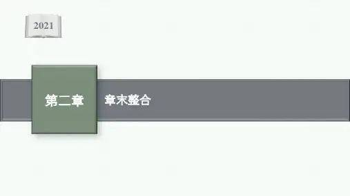 《新教材》高中数学人教B版选择性第一册课件第二章平面解析几何章末整合
