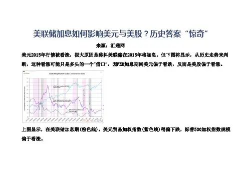 美联储加息如何影响美元与美股