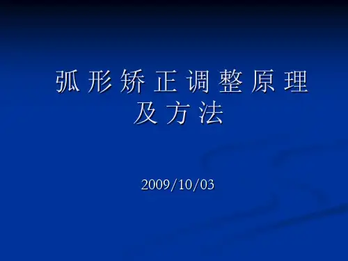 弧形矫正简易说明