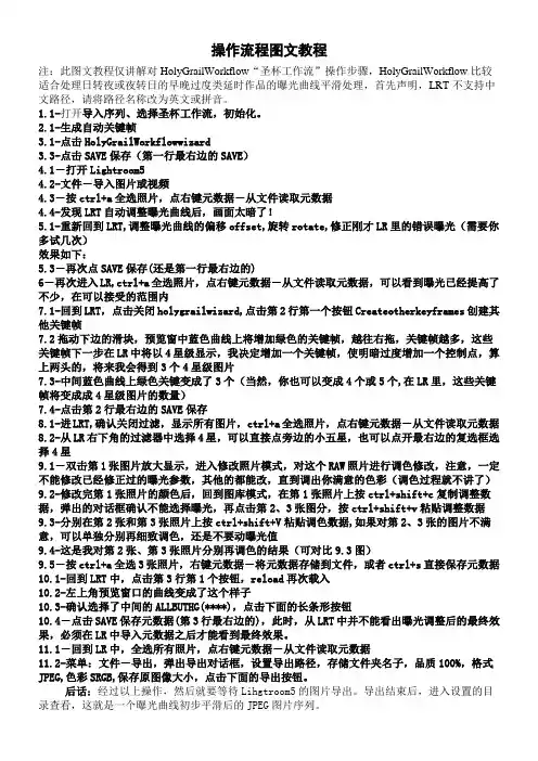 延时摄影后期软件LRTimelapse和lightroom操作操作规范图文教程