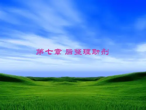 第7章 后整理助剂