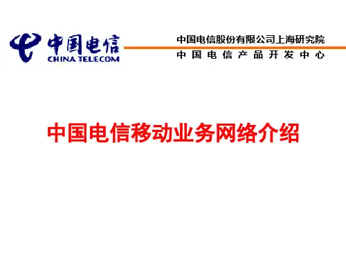 移动业务网络介绍